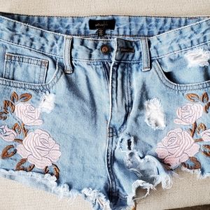 High waist shorts